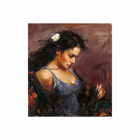 Andrew Atroshenko Hand Embellished Giclee on Canvas; Hand Signed and Numbered: "Gypsy" Andrew Atroshenko Hand Embellished Giclee on Canvas; Hand Signed and Numbered: "Gypsy"