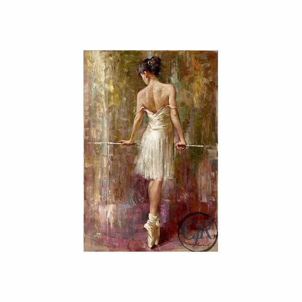 Andrew Atroshenko Hand Embellished Giclee on Canvas; Hand Signed and Numbered: "Purity"