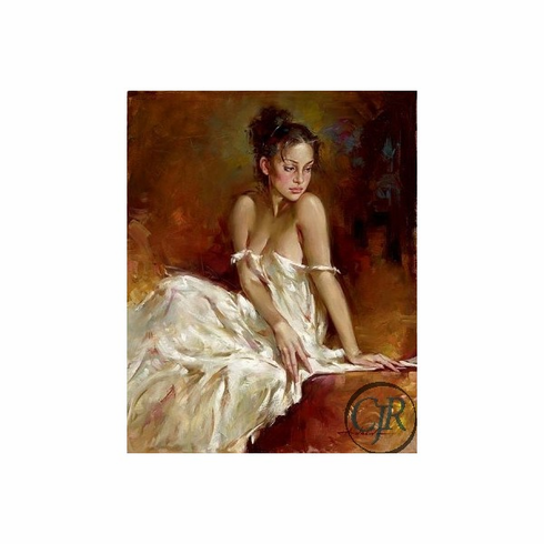 Andrew Atroshenko Hand Embellished Giclee on Canvas; Hand Signed and Numbered: "Valeria" Andrew Atroshenko Hand Embellished Giclee on Canvas; Hand Signed and Numbered: "Valeria"