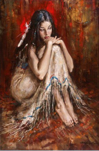 Andrew Atroshenko Artist Signed Limited Edition Canvas Giclee:"Indigenous"