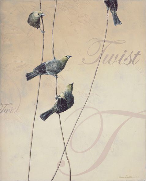 Andrew Denman Hand Signed and Numbered Limited Edition Gallery Wrap Canvas Giclee:"Twist"