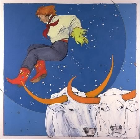 Donna Howell-Sickles Artist Proof Limited Edition w/ Book:"And the Cowgirl Jumped"