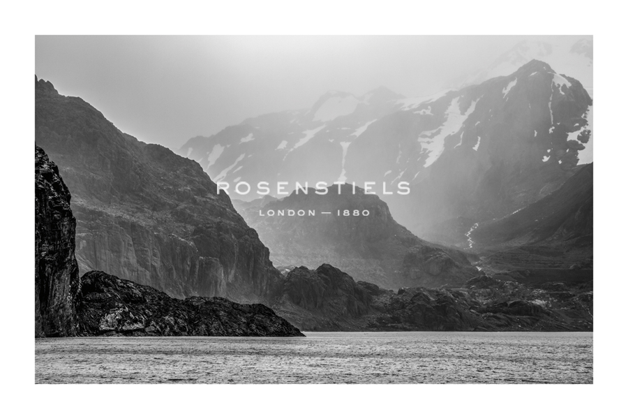 Andrew Geiger Hand Numbered Limited Edition Print on Paper :"Mountains in the Mist"