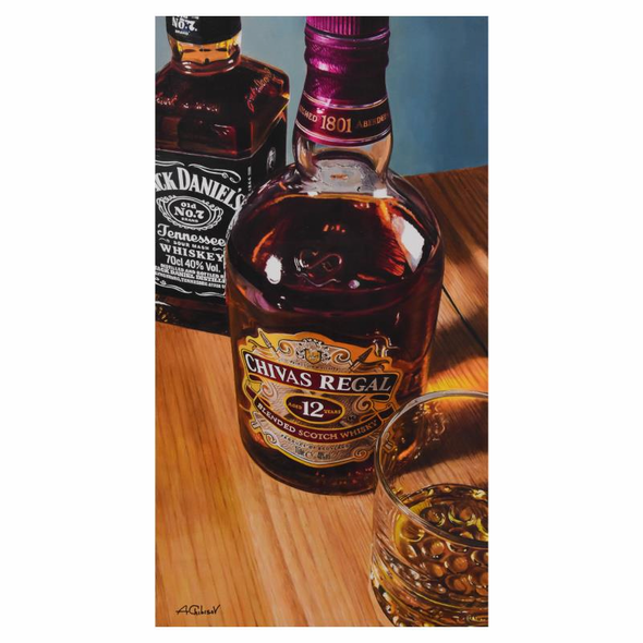 Andrey Chibisov Limited Edition 19.5 x 36 giclee:"Chivas Regal"