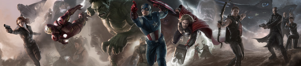 Andy Parks Signed and Remarqued Marvel Studio Limited Edition Giclee Print:"Origins: "*****The Avengers - Legends"