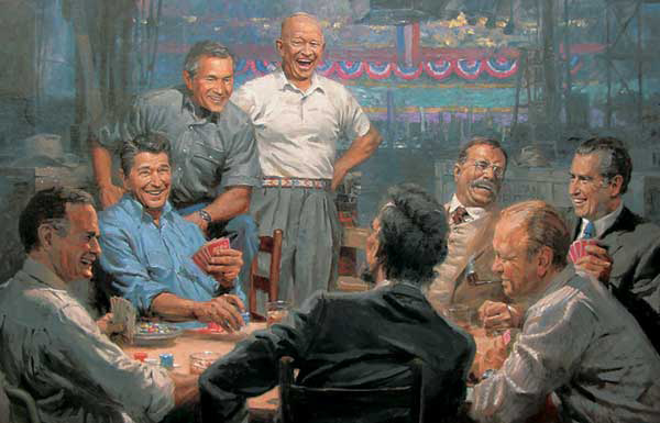ANDY THOMAS 20X30 Secondary Market Art: "GRAND OL GANG"