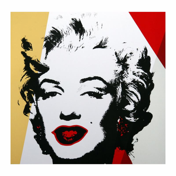 Andy Warhol Limited Edition 36 x 36 serigraph:"Golden Marilyn 11.37"