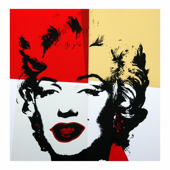 Andy Warhol Limited Edition 36 x 36 serigraph:"Golden Marilyn 11.38"