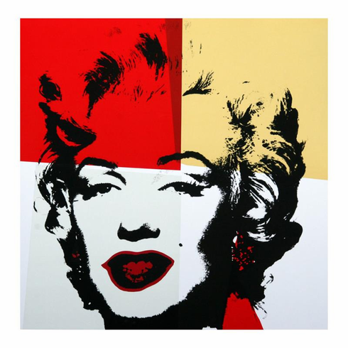 Andy Warhol Limited Edition 36 x 36 serigraph:"Golden Marilyn 11.38" Andy Warhol Limited Edition 36 x 36 serigraph:"Golden Marilyn 11.38"