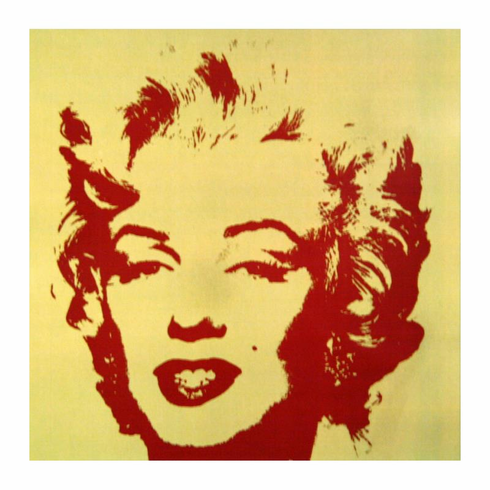 Andy Warhol Limited Edition 36 x 36 serigraph:"Golden Marilyn 11.40"