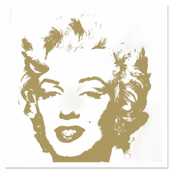 Andy Warhol Limited Edition 36 x 36 serigraph:"Golden Marilyn 11.41"