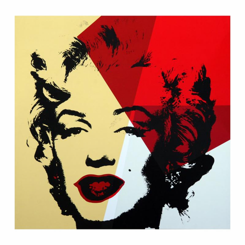 Andy Warhol Limited Edition 36 x 36 serigraph:"Golden Marilyn 11.42"