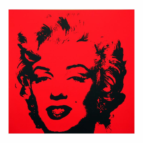 Andy Warhol Limited Edition 36 x 36 serigraph:"Golden Marilyn 11.43"