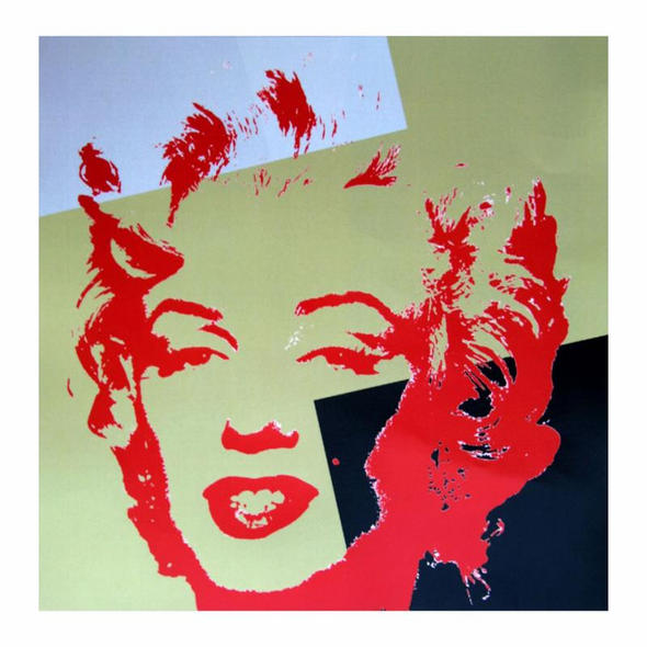 Andy Warhol Limited Edition 36 x 36 serigraph:"Golden Marilyn 11.44"