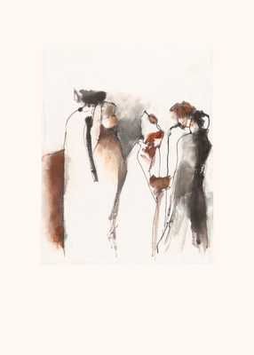 Angelika Schimkus-Beckh Hand Signed and Numbered Limited Edition: "Gemeinschaft I"