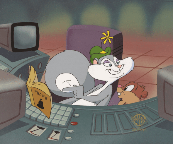 Animaniacs Original Production Cel: "Slappy and Skippy"