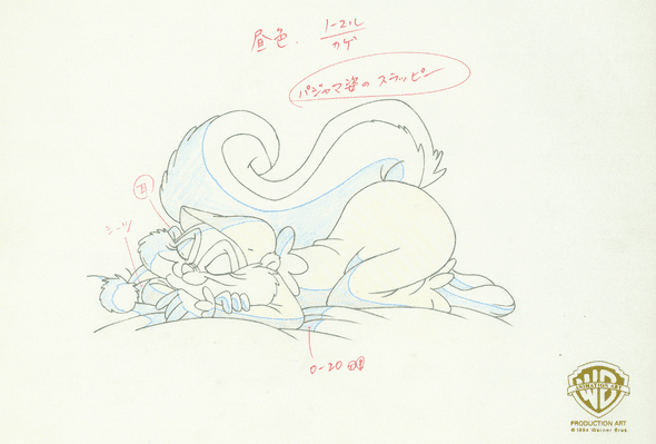 Animaniacs Original Production Drawing: "Slappy"