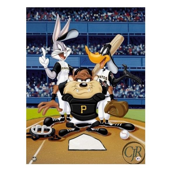 Animation Art Giclee on Paper:"At the Plate - Pirates"
