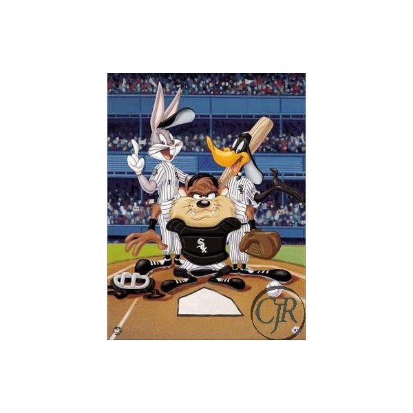 Animation Art Giclee on Paper:"At the Plate - Whitesox"