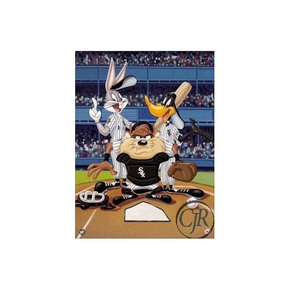 Animation Art Giclee on Paper:"At the Plate - Whitesox"