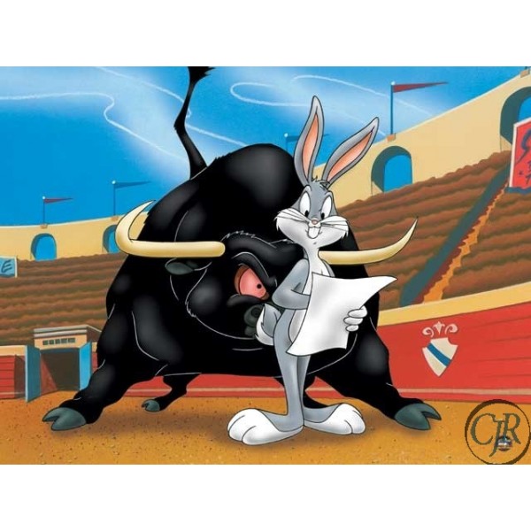 Animation Art Giclee on Paper:"Bully for Bugs"