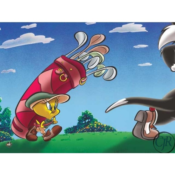 Animation Art Giclee on Paper:"Caddy with a Tattitude"