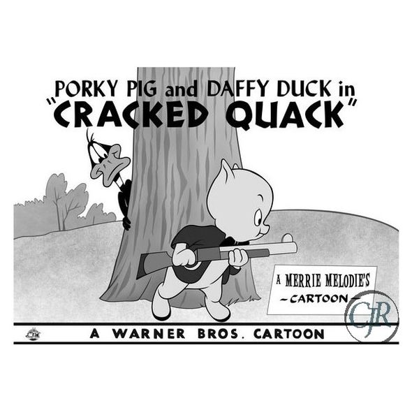 Animation Art Giclee on Paper:"Cracked Quack"