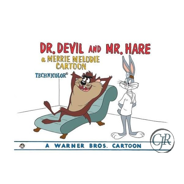 Animation Art Giclee on Paper:"Dr. Devil and Mr. Hare"
