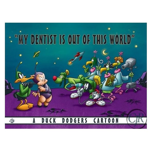 Animation Art Giclee on Paper:"My Dentist Is Out Of This World"