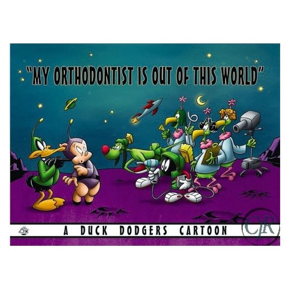 Animation Art Giclee on Paper:"My Orthodontist Is Out Of This World"