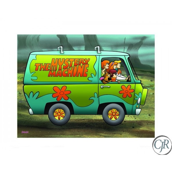 Animation Art Giclee on Paper:"Mystery Machine"