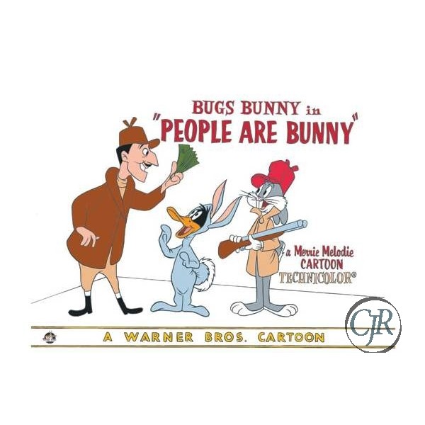 Animation Art Giclee on Paper:"People are Bunny"
