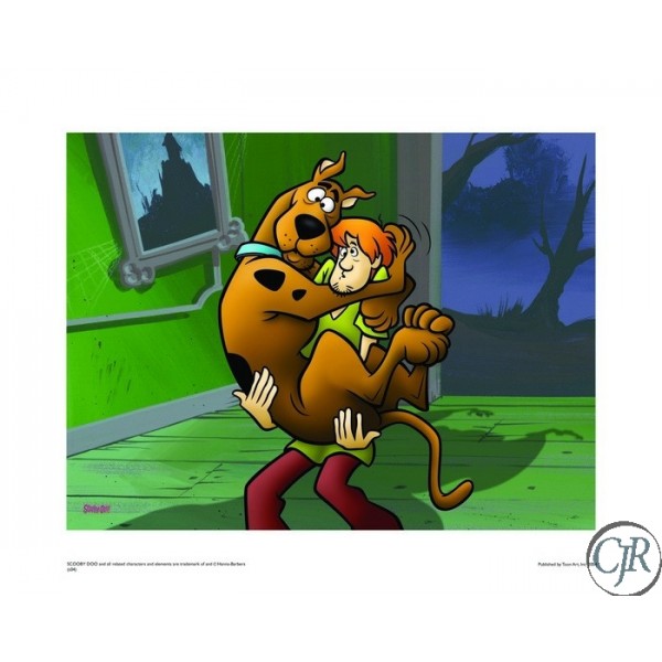 Animation Art Giclee on Paper:"Scooby & Shaggy Best Friends"
