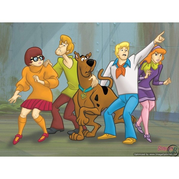 Animation Art Giclee on Paper:"Scooby & the Gang"