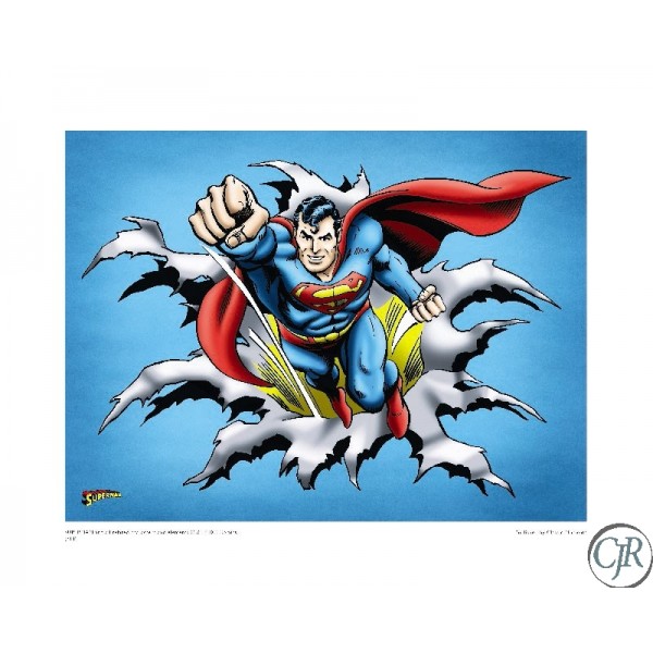Animation Art Giclee on Paper:"Superman"