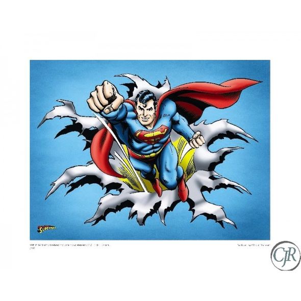 Animation Art Giclee on Paper:"Superman"