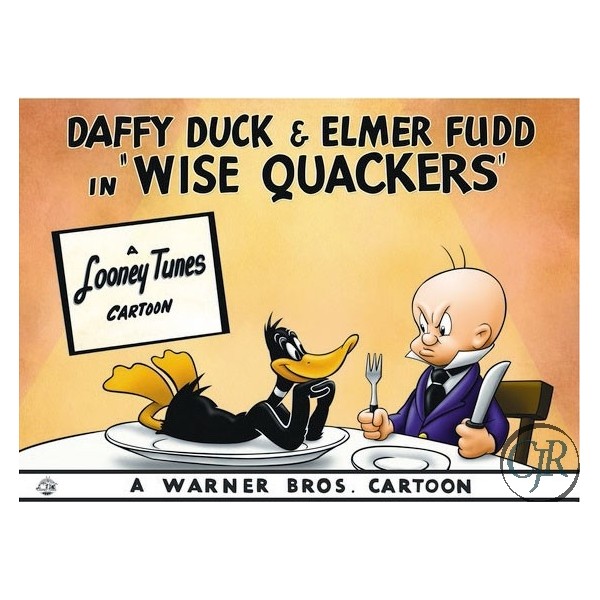 Animation Art Giclee on Paper:"Wise Quackers"