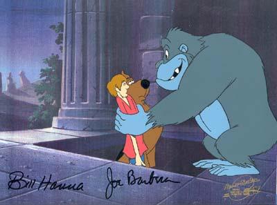 Animation Cel: "Scooby, Shaggy-Scooby Doo and Boo Brothers - No Longer Available"
