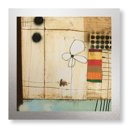 Anka Limited Edition Ready to Hang Giclee on Brushed Aluminum: "Energy Garden II"