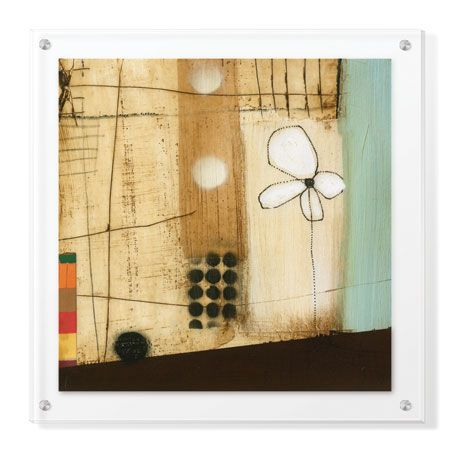 Anka Limited Edition Ready to Hang Giclee on Clear Acrylic: "Energy Garden I"