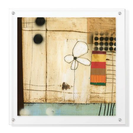 Anka Limited Edition Ready to Hang Giclee on Clear Acrylic: "Energy Garden II"