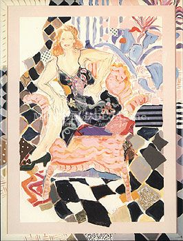 Ann Barbieri Handsigned and Numbered Limited Edition Serigraph on Paper: "Lazy Afternoon (Framed)"