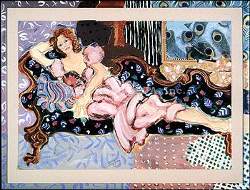 Ann Barbieri Handsigned and Numbered Limited Edition Serigraph on Paper: "Remembering (Framed)"