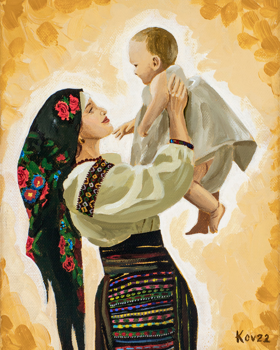 Anna Kovalenko Fine Art Canvas Giclee: "Nanka"