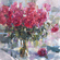 Anna Razumovskaya Hand Signed and Numbered Limited Edition Artist Embellished Canvas Giclee:"Bouquet Of Roses"