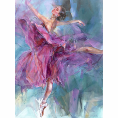 Anna Razumovskaya Hand Signed and Numbered Limited Edition Artist Embellished Canvas Giclee:"Dream Of My Own"