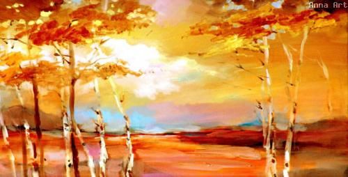 Anna Razumovskaya Hand Signed and Numbered Limited Edition Artist Embellished Canvas Giclee: "LOOKING FOR THE SUMMER 3"