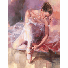 Anna Razumovskaya Hand Signed and Numbered Limited Edition Artist Embellished Canvas Giclee:"My Everything"