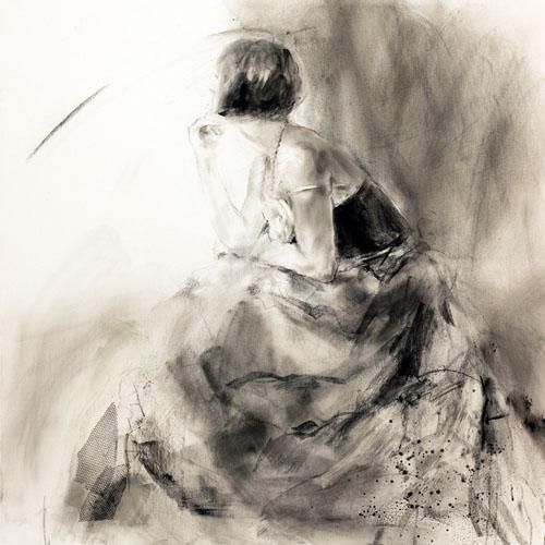 Anna Razumovskaya Hand Signed and Numbered Limited Edition Artist Embellished Canvas Giclee: "Next Chapter"