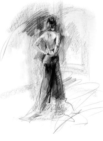Anna Razumovskaya Hand Signed and Numbered Limited Edition Giclee on Paper: "RHAPSODY 4"